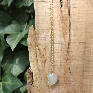 Light Blue Seaglass Necklace